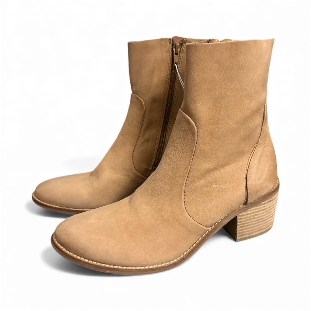 NEW! DIBA True Ankle MAJES Leather Western Boots Winter Women’s Tan Brown 11